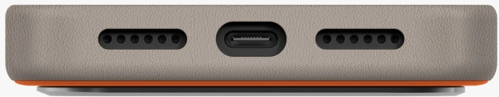UNIQ Lyden DS Dėklas Apple iPhone 17 Pro Max Magclick Charging Oranžinis/Gray