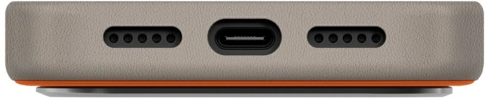 UNIQ Lyden DS Dėklas Apple iPhone 17 Pro Magclick Charging Oranžinis/Gray