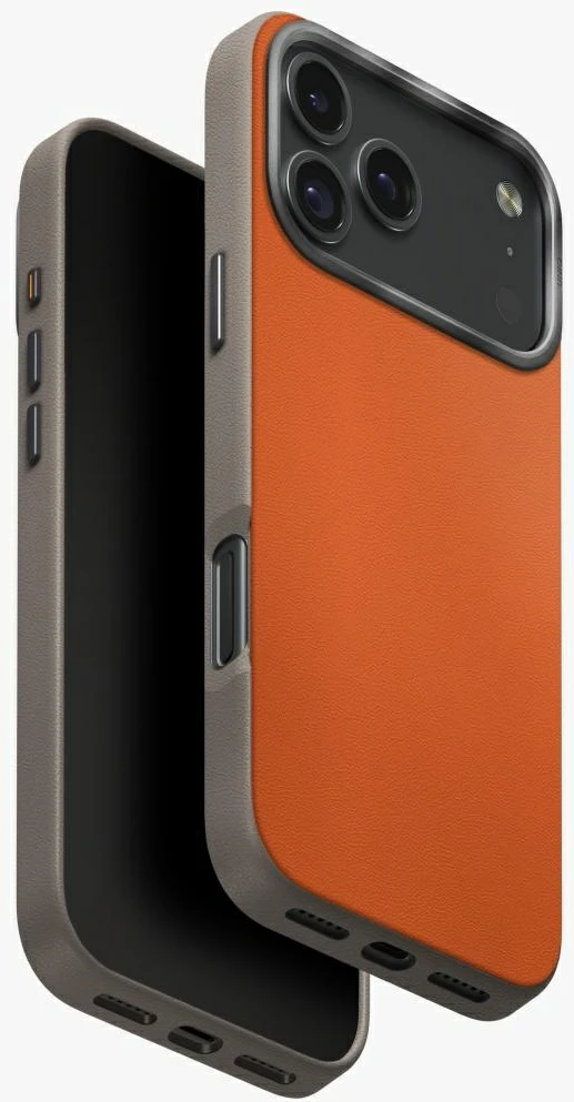 UNIQ Lyden DS Dėklas Apple iPhone 17 Pro Max Magclick Charging Oranžinis/Gray