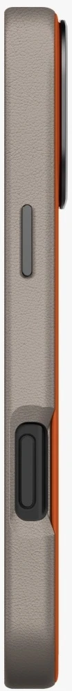 UNIQ Lyden DS Dėklas Apple iPhone 17 Pro Max Magclick Charging Oranžinis/Gray