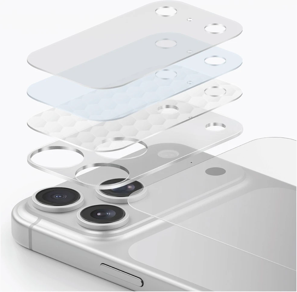 „Uniq Optix Aeroshield+“ kameros modulio apsauga, skirta „iPhone 17 Pro Max“