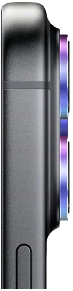 UNIQ Optix AluGuard (DX2) fotoaparato objektyvo apsauga, skirta iPhone 18 Pro / iPhone 18 Pro Max, vaivorykštinė