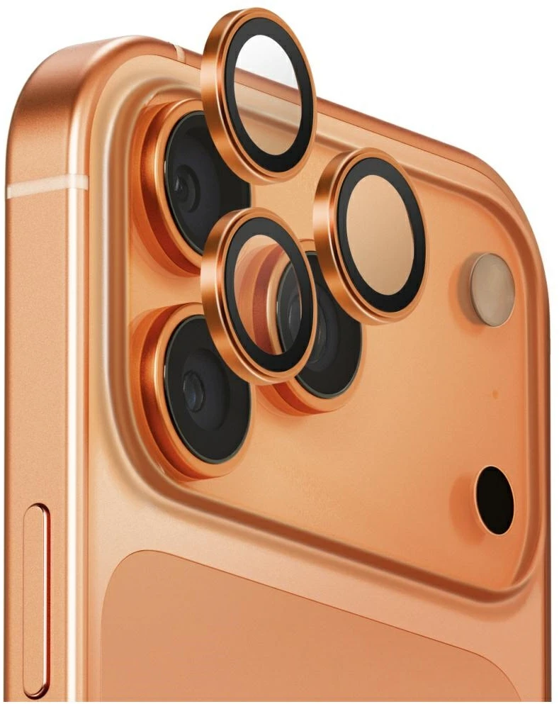 UNIQ Optix aliuminio kameros objektyvo apsauga Apple iPhone 17 Pro / Apple iPhone 17 Pro Max su aplikatoriumi Ambe