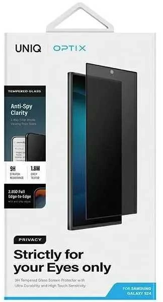 UNIQ Optix Privacy Samsung Galaxy S24 S921 privatizing Apsauginis stiklas su aplikatoriumi