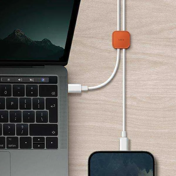 UNIQ Pod self-adhesive cable organizer 8vnt blush rožinės spalvos