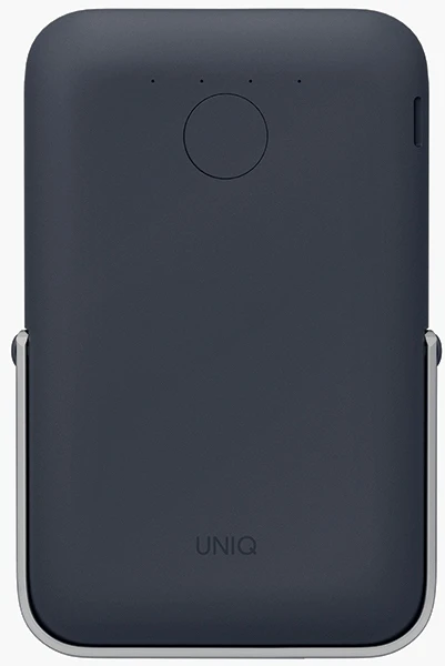 UNIQ Powerbank Hoveo 5000mAh USB-C 20W PD Fast charge Wireless Magnetic mėlynos spalvos