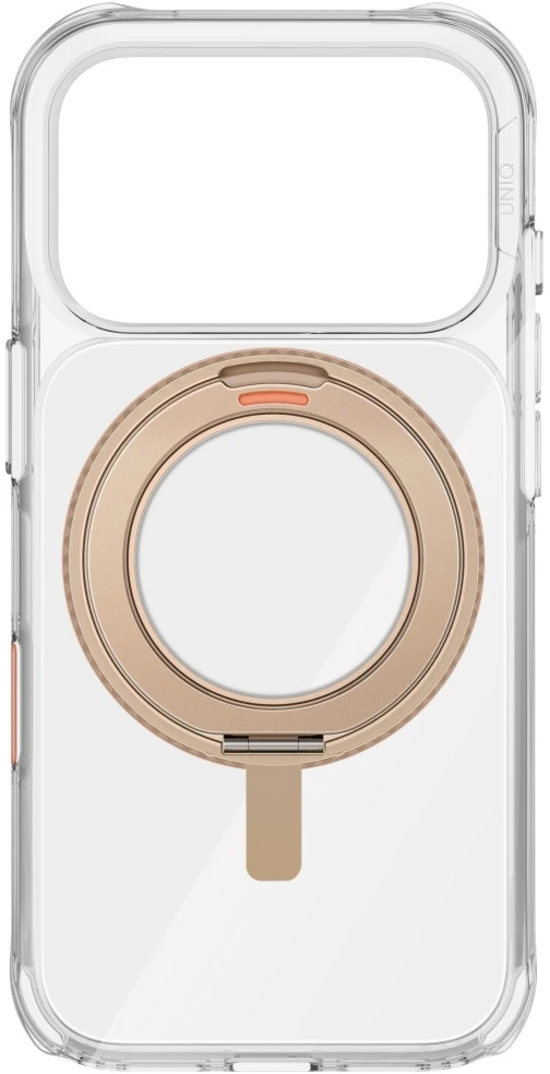 UNIQ Swivix dėklas skirtas Apple iPhone 17 Pro 360 Rotating Kickstand Gold