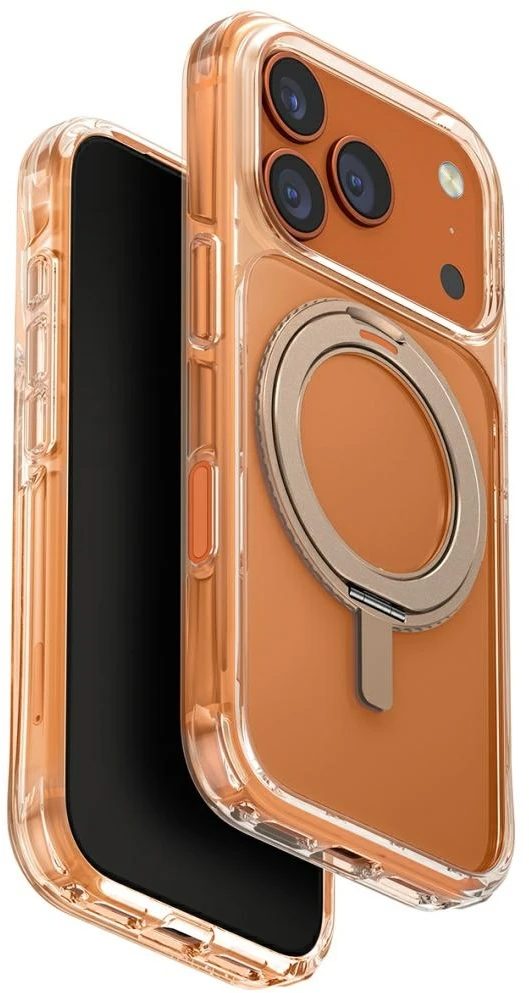 UNIQ Swivix dėklas skirtas Apple iPhone 17 Pro 360 Rotating Kickstand Gold