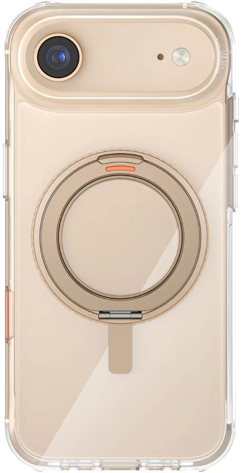 UNIQ Swivix dėklas skirtas Apple iPhone Air 360 Rotating Kickstand auksinis