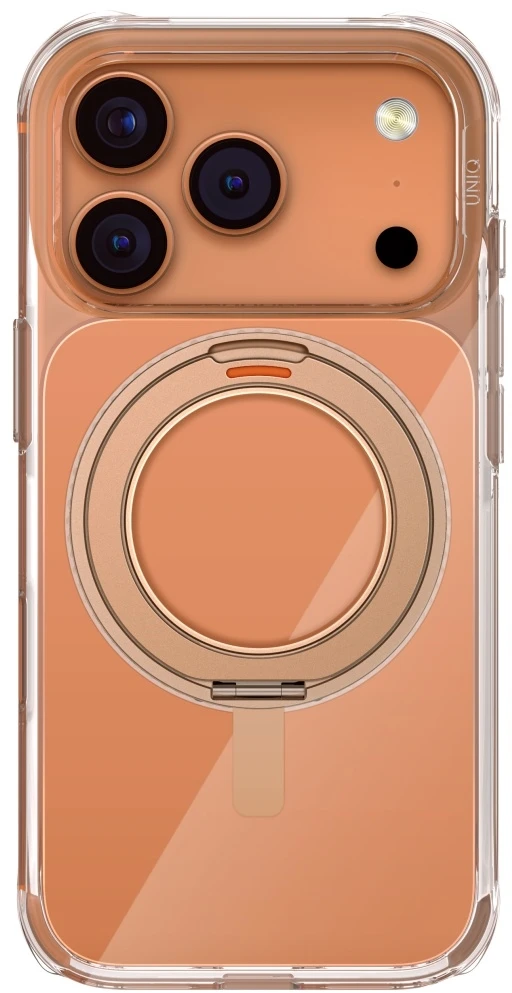 UNIQ Swivix dėklas skirtas Apple iPhone 17 Pro 360 Rotating Kickstand Gold