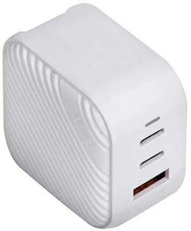 UNIQ Verge Pro Charger 66W Gan USB-C cloud baltos spalvos