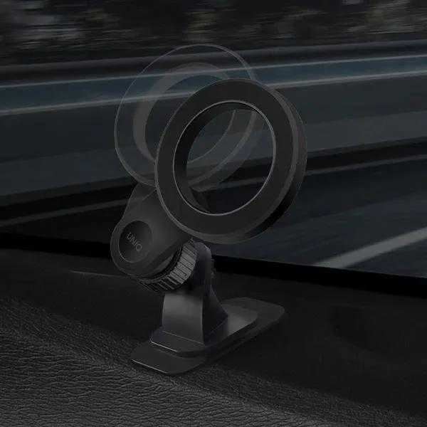 UNIQ magnetic holder Trelix Car Dash Mount midnight juodos spalvos