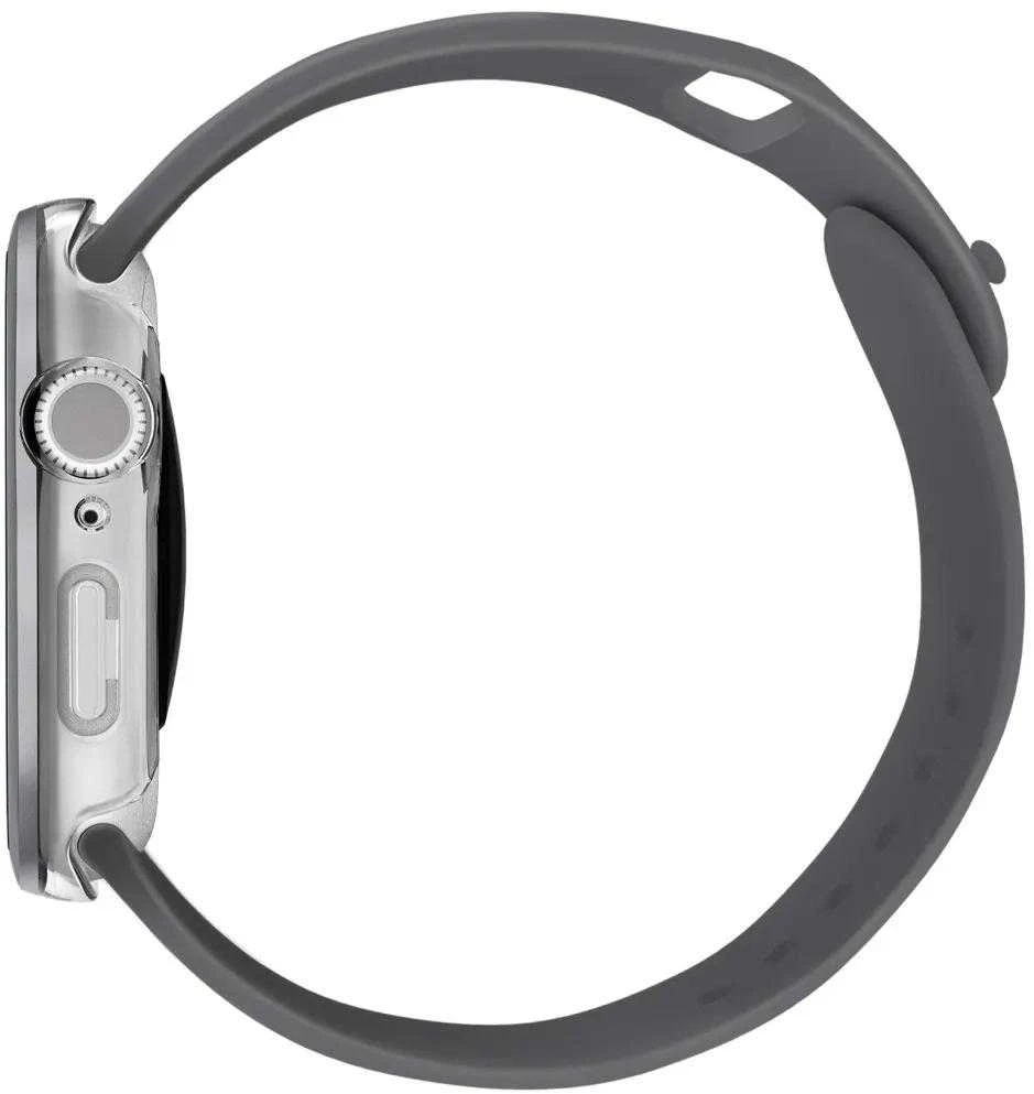 Dėklas UNIQ Voute for Apple Watch Series 10 / 11 46mm tempered glass sidabrinis