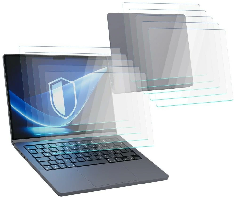 Universali matinė apsauginė plėvelė, skirta 3MK All Safe AIO Notebook
