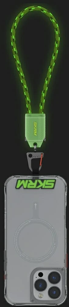 Universalus riešo dirželis 2 viename laidas „Skinarma Dyno Ve USB-C/USB-C niteglow“