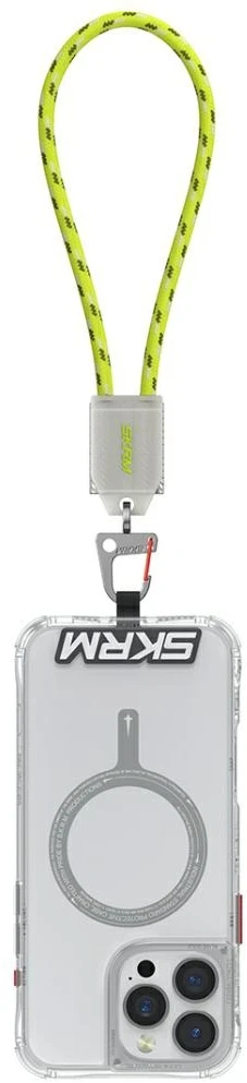 Universalus riešo dirželis 2 viename laidas „Skinarma Dyno Ve USB-C/USB-C niteglow“