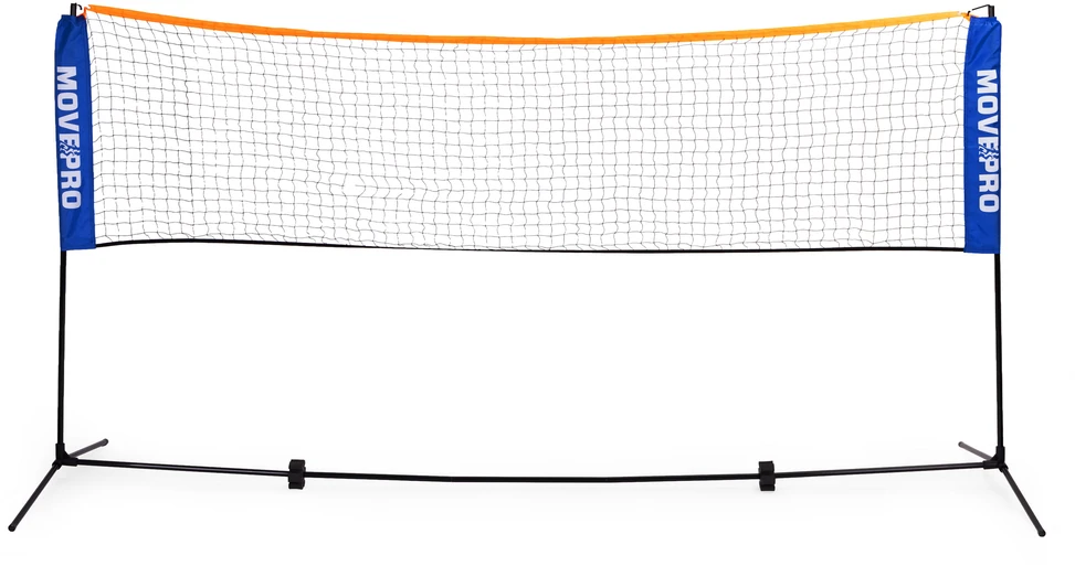 Universalus 305×140 cm 3-in-1 reguliuojamas tinklas badmintonui, tinkliniui ir tenisui su krepšiu, MOVEPRO
