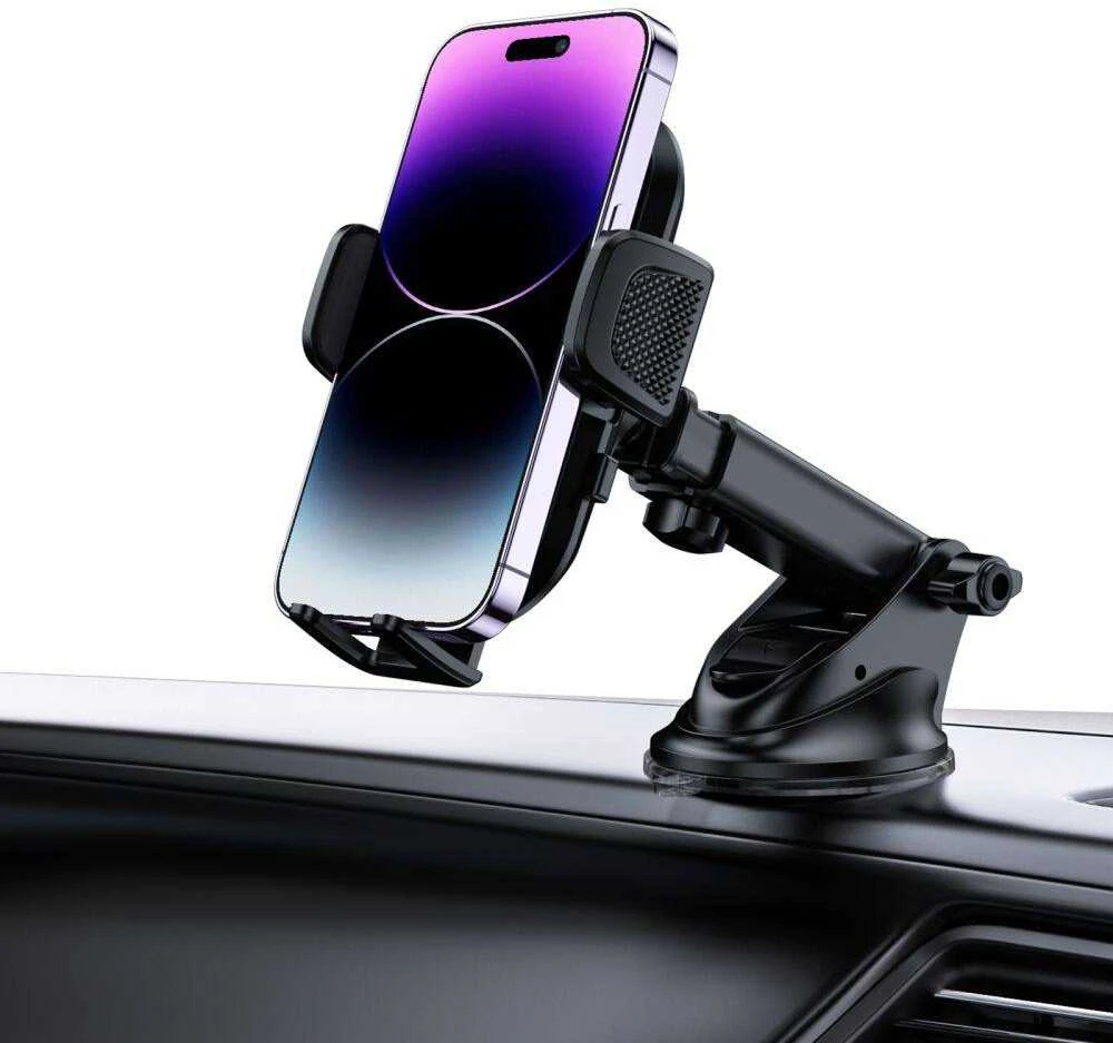 Universalus automobilinis telefono laikiklis for Dashboard / Air Vent Tech-Protect V6 juodos spalvos