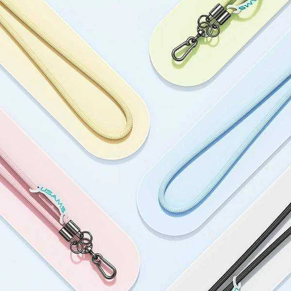 USAMS Universal phone lanyard 1.2m rožinės spalvos ZB282GS03 (US-ZB282)
