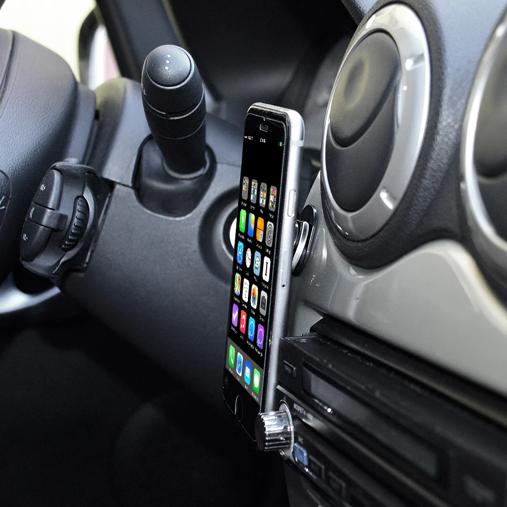 Universalus PNI O-Ring laikiklis, stalo stovas ir „Smart Grip“, šviesiai juodas, pridedamas automatinis laikiklis
