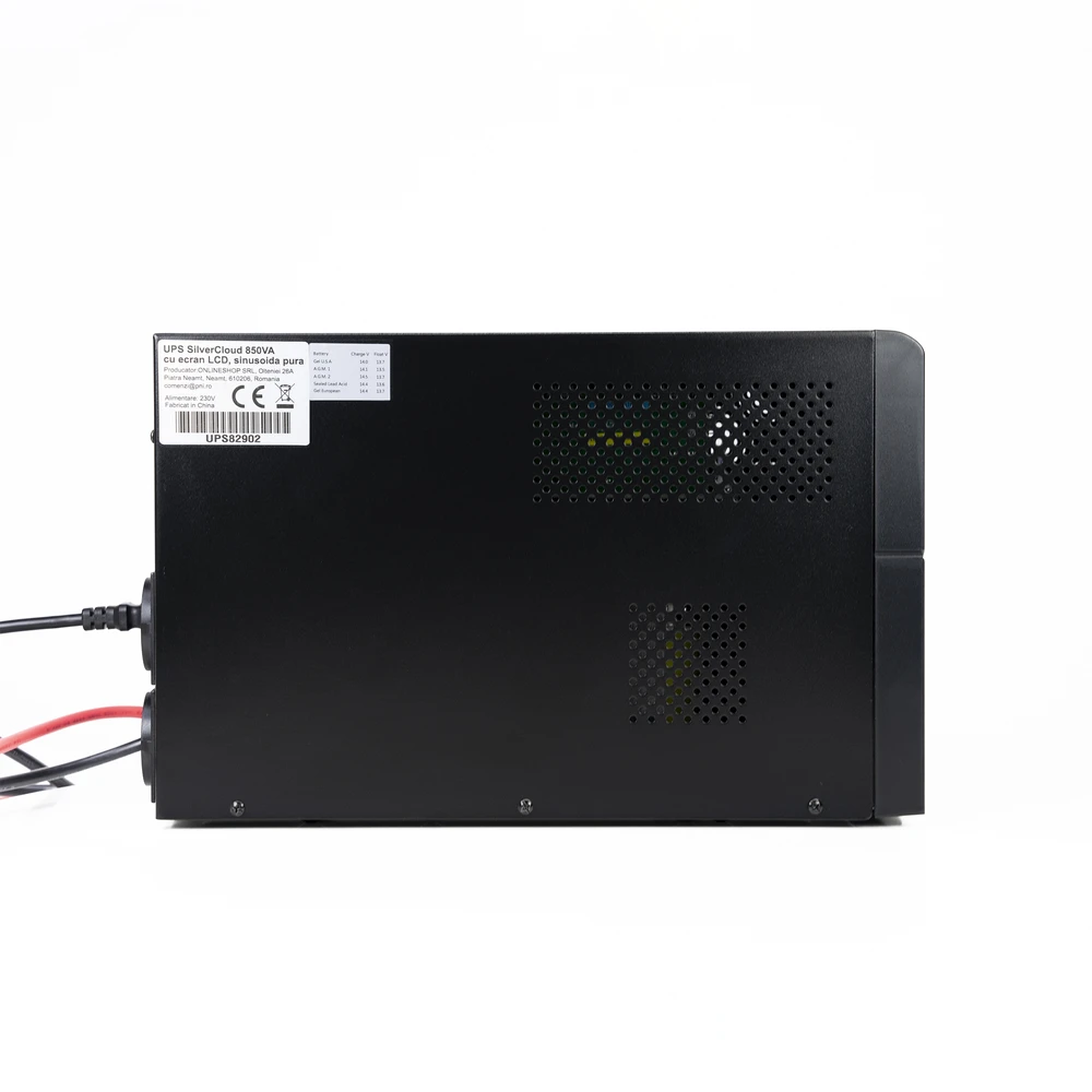UPS SilverCloud 850VA su grynosios sinusinės bangos LCD ekranu šiluminėms elektrinėms