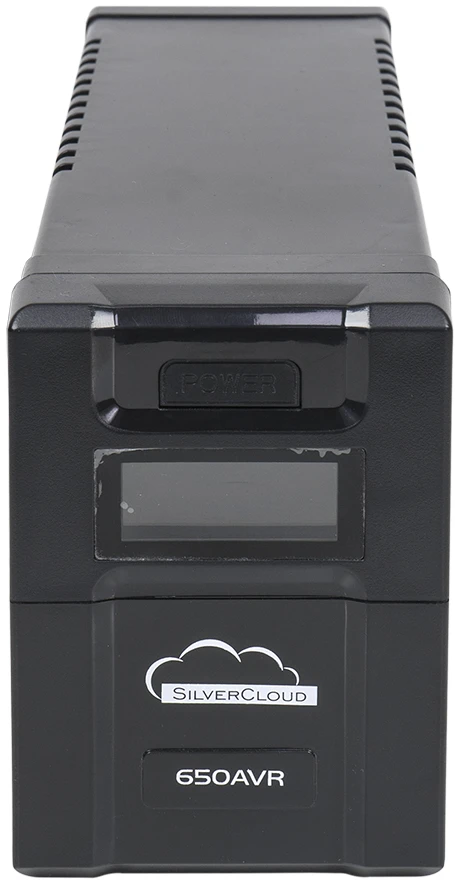 UPS SilverCloud SafePC 650AVR galia 360W LCD ekranas kompiuterio stebėjimo programinė įranga