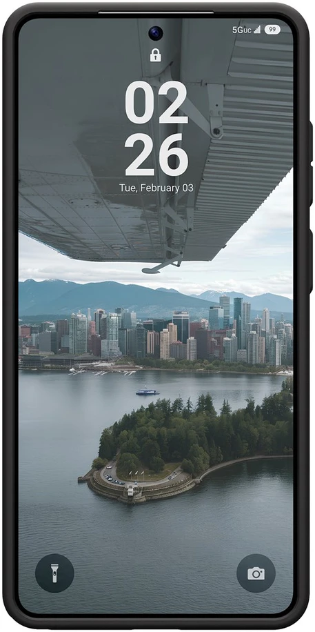 Dėklas Carruzzo Urban Armor Gear UAG Fibr Armr, Juodas/Bronze - Samsung Galaxy S26 Ultra