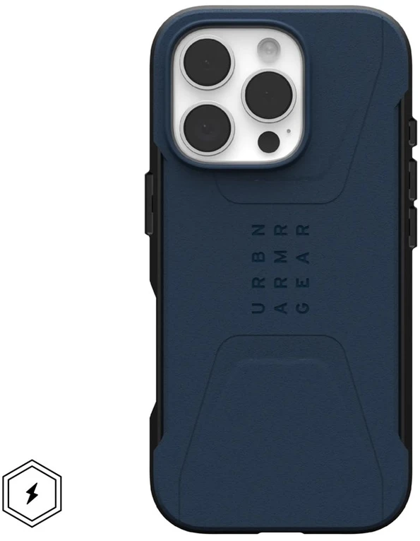 Urban Armor Gear Civilian mobiliojo telefono dėklas 16 cm (6.3″) Navy