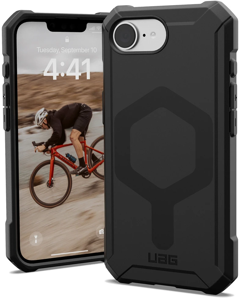 Urban Armor Gear UAG Essential Armor Magsafe dėklas, skirtas iPhone 16e - juodas
