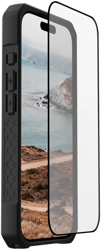 „Urban Armor Gear“ UAG stiklinis apsauginis dėklas „iPhone 17 Pro“