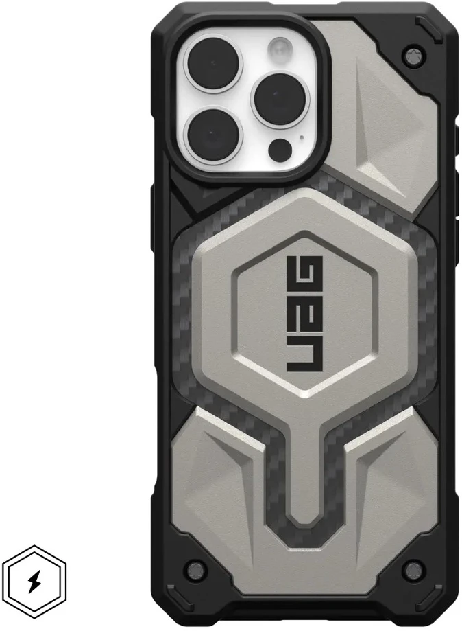 Urban Armor Gear Monarch Pro mobiliojo telefono dėklas 17,5 cm (6.9″) Titanas
