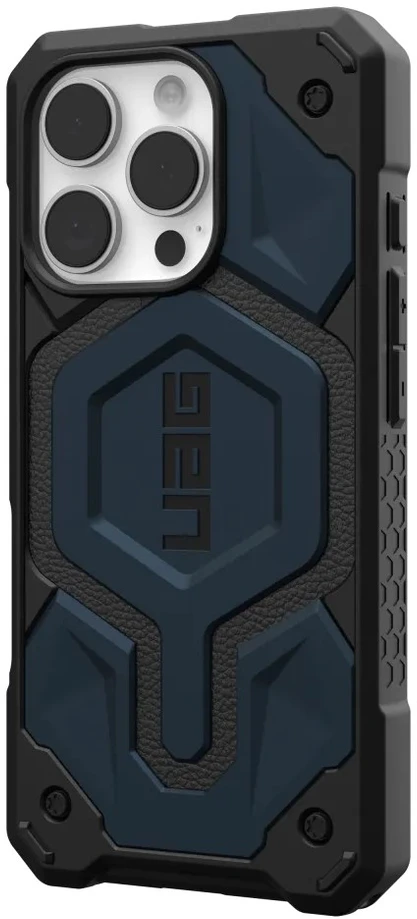 Urban Armor Gear Monarch Pro mobiliojo telefono dėklas 16 cm (6.3″) Juoda, Navy
