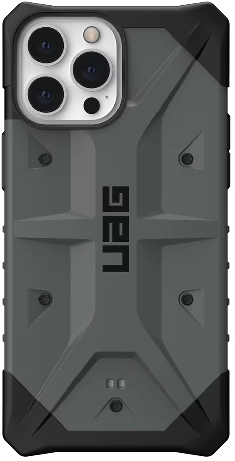 Urban Armor Gear UAG Pathfinder dėklas, skirtas iPhone 13 Pro Max – sidabrinis