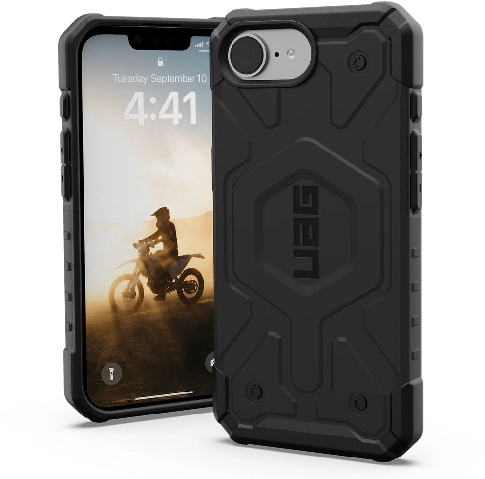 Urban Armor Gear UAG Pathfinder MagSafe dėklas iPhone 16e - juodas