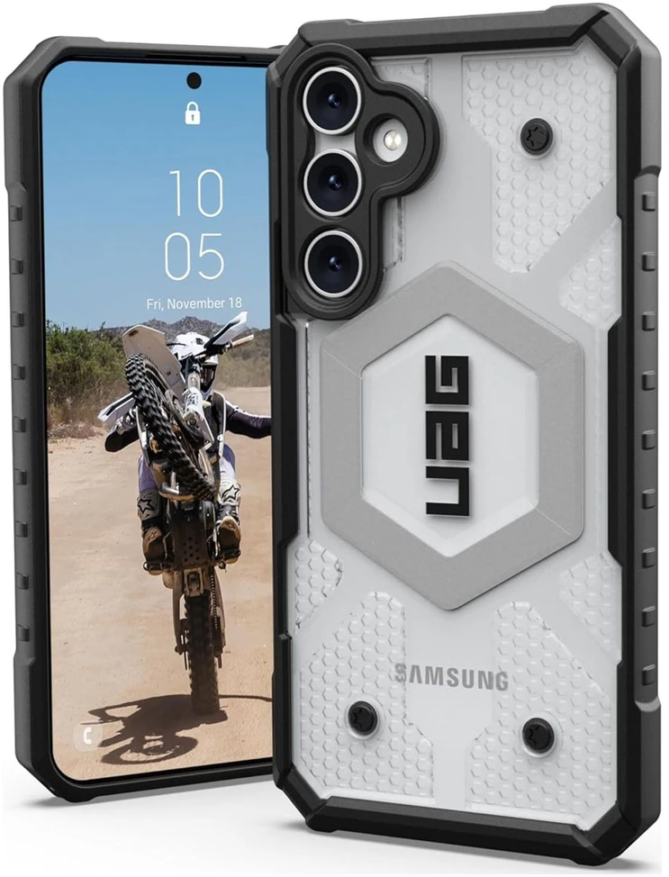 Urban Armor Gear UAG Pathfinder dėklas, skirtas Samsung Galaxy S23 FE – Ice Clear