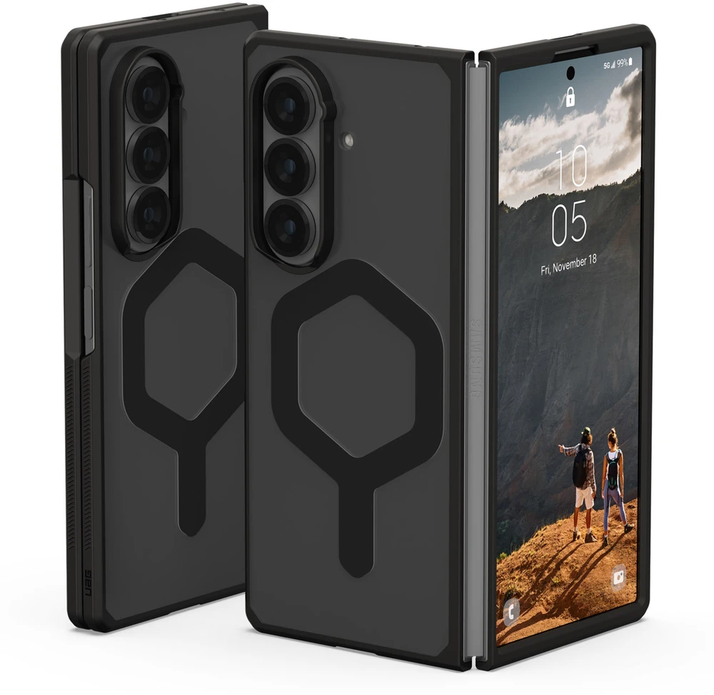 Urban Armor Gear UAG [U] Mouve dėklas su MagSafe, skirtas Samsung Galaxy Z Fold 7 – Ash