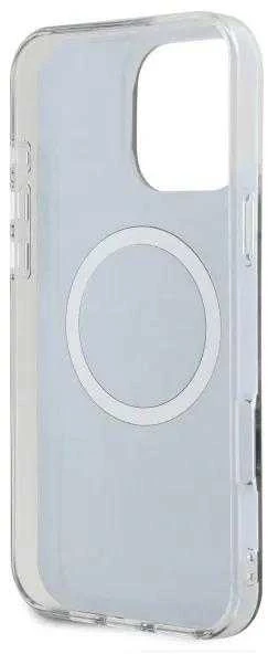 Dėklas Us Polo Assn US Polo USHMP16LHOCLDPK Apple iPhone 16 Pro 6.3″ juodos spalvos IML Ring MagSafe