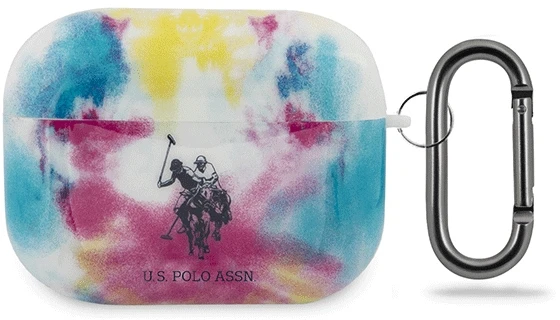 „Us Polo Assn US Polo USACAPPCUSML“ „AirPods Pro“ dėklas, daugiaspalvis, „Tie & Dye“ kolekcija