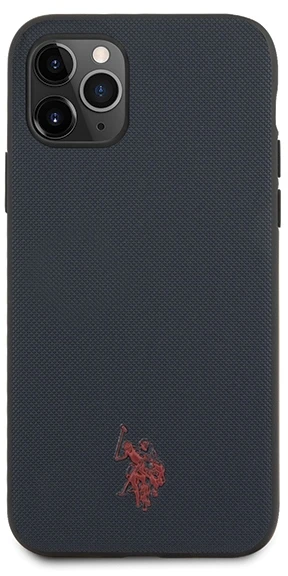 Dėklas „Us Polo Assn“ „US Polo“ USHCN65 PUNV „Apple iPhone 11 Pro Max“ tamsiai mėlynas „Polo Type“ kolekcija