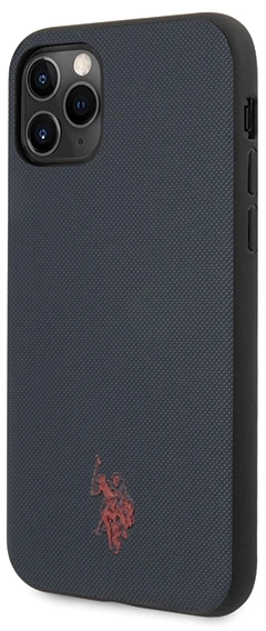 Dėklas „Us Polo Assn“ „US Polo“ USHCN65 PUNV „Apple iPhone 11 Pro Max“ tamsiai mėlynas „Polo Type“ kolekcija
