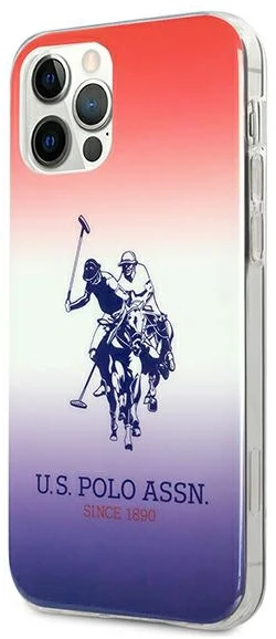 Dėklas „Us Polo Assn“ „US Polo USHCP12LPCDGBR“ „Apple iPhone 12 Pro Max 6,7" gradientų kolekcija
