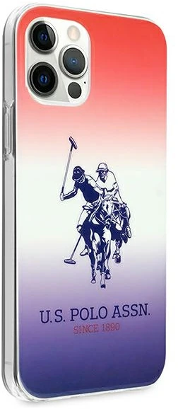Dėklas „Us Polo Assn“ „US Polo USHCP12LPCDGBR“ „Apple iPhone 12 Pro Max 6,7" gradientų kolekcija
