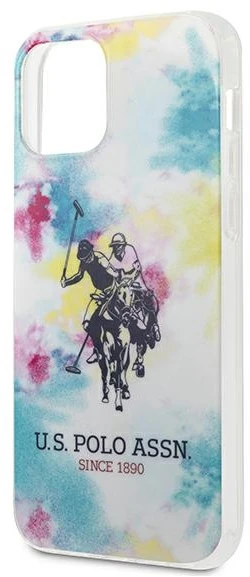 Dėklas „Us Polo Assn US Polo“ USHCP12LPCUSML „Apple iPhone 12 Pro Max 6,7"“ daugiaspalvis „Tie & Dye“ kolekcija
