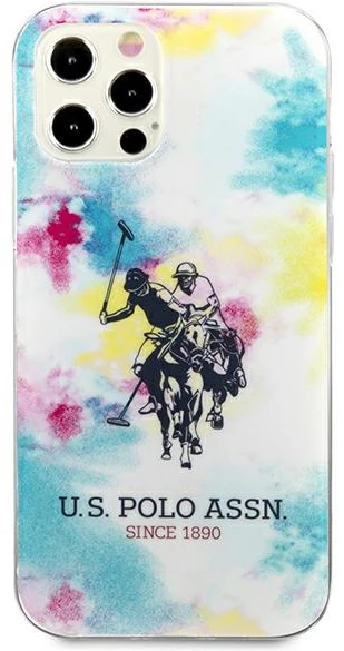 Dėklas „Us Polo Assn US Polo“ USHCP12LPCUSML „Apple iPhone 12 Pro Max 6,7"“ daugiaspalvis „Tie & Dye“ kolekcija