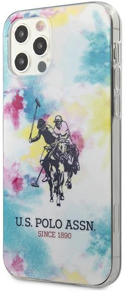 Dėklas „Us Polo Assn US Polo“ USHCP12LPCUSML „Apple iPhone 12 Pro Max 6,7"“ daugiaspalvis „Tie & Dye“ kolekcija