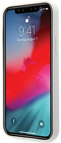 Dėklas „Us Polo Assn US Polo“ USHCP12MSLHRWH „Apple iPhone 12/12 Pro 6,1“ baltos spalvos silikoninė kolekcija