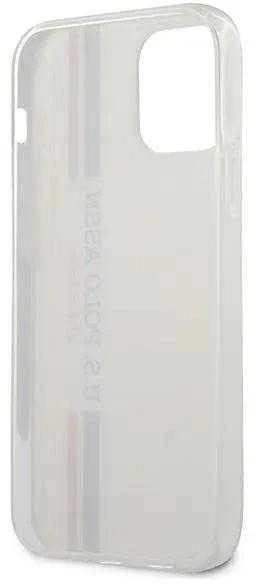 Us Polo Assn US Polo USHCP12SPCUSSWH Apple iPhone 12 mini 5,4" telefono dėklas baltos spalvos Tricolor Collection