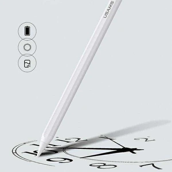 USAMS Active Touch Screen rašiklis, skirtas iPad baltos spalvos ZB223DRB01 (US-ZB223)