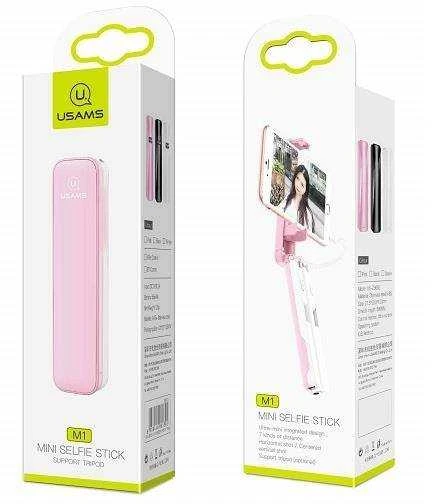 USAMS Selfie Stick M1 Mini 3.5mm žalios spalvos ZB5203 (US-ZB052)