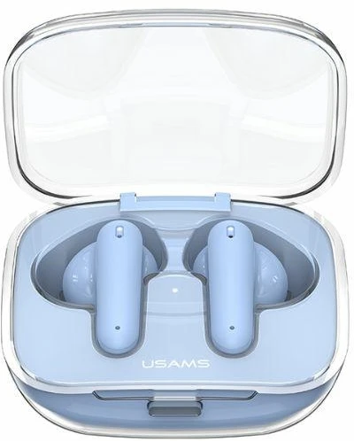 USAMS Bluetooth 5.3 TWS BEseries ausinės belaidės mėlynas US-BE16